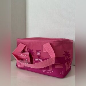 Trader Joe's Pink Mini Insulated Tote Lunch Bag